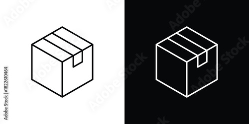 Package icons pack set, ready to use vector
