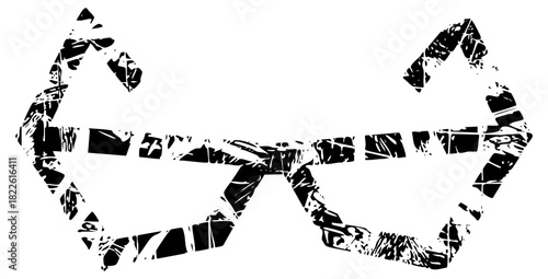 Recycling symbol demonstrates circularity in sustainable practices