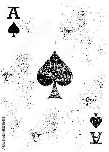 Playing card victory in a casino