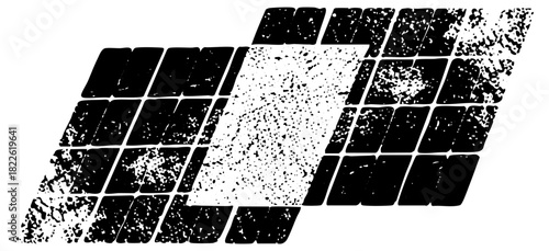Solar panels generate energy on a rooftop