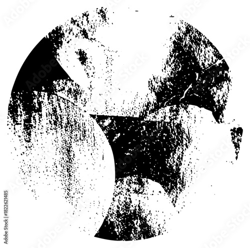 Eagle soars abstract design