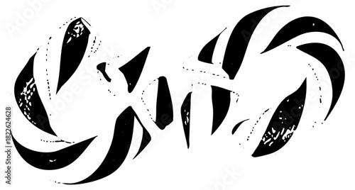 Abstract Shapes Compose Dynamic for Modern Design