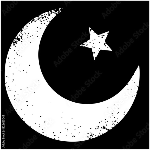 Moon Shines with Star in Islamic Symbolism
