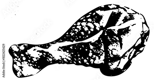 Chicken Drumstick Illustrates Texture in Culinary Design