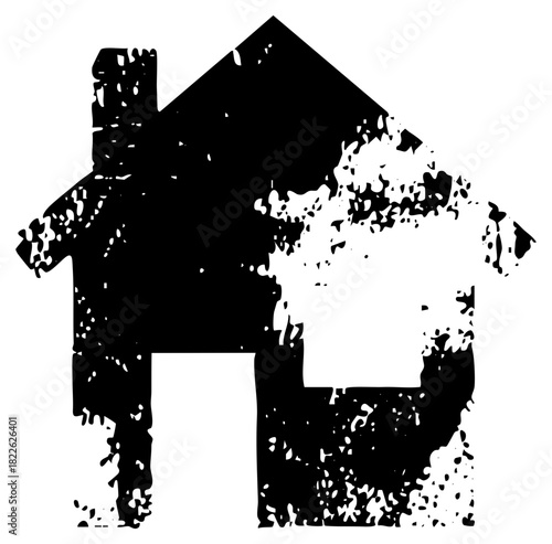 House decays within abandonment