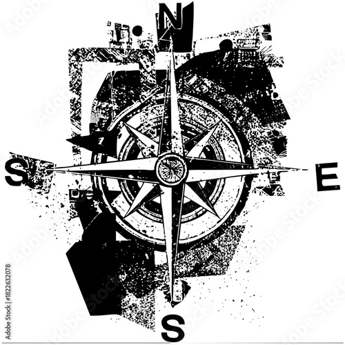 Compass points direction in abstract exploration