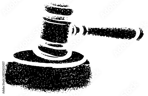Gavel Strikes Justice in Legal Proceedings