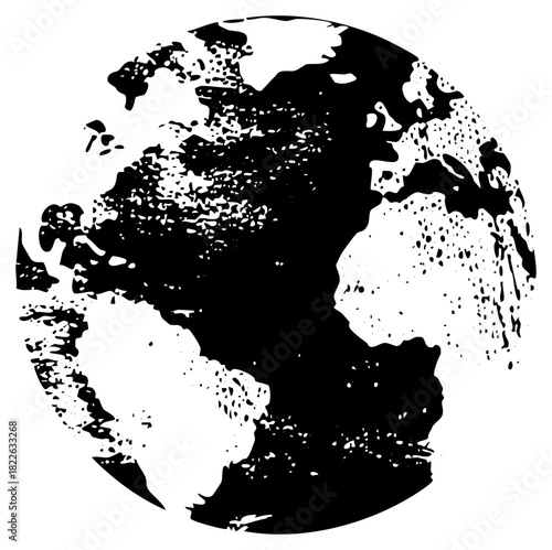 Globe illustrates connectivity in a global network