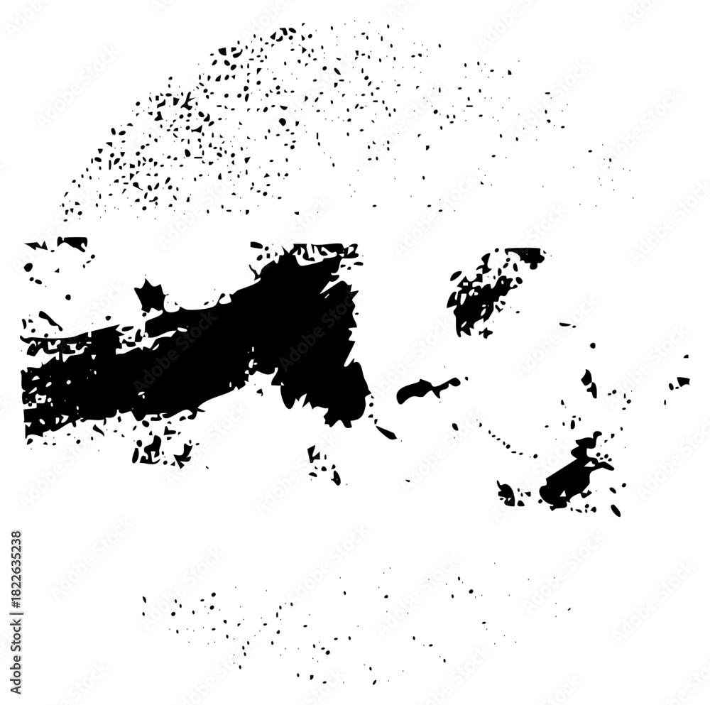 Fototapeta premium Portrait Illustrates Complexity in Abstract Design