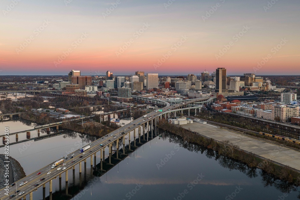 Obraz premium Richmond, Virginia downtown