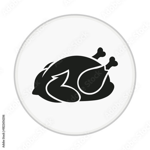 Roasted Chicken Icon