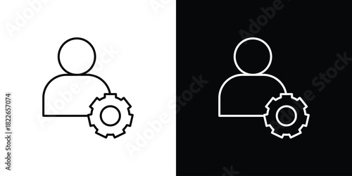 Account settings icons Vector Logo Template Illustration Design