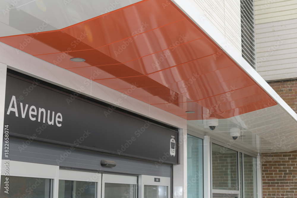 Fototapeta premium Avenue LRT Station located at 1024 Avenue Rd at Eglinton Av W, Toronto