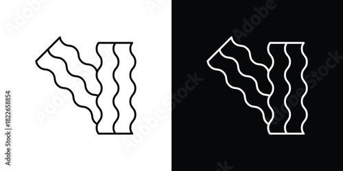 Bacon icons Vector Logo Template Illustration Design