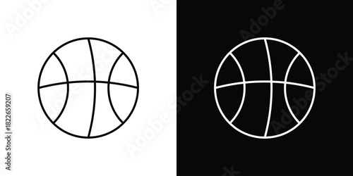 Basketball icons Vector Logo Template Illustration Design