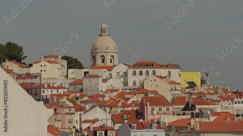 Lisbon Cityscape on a Sunny Day