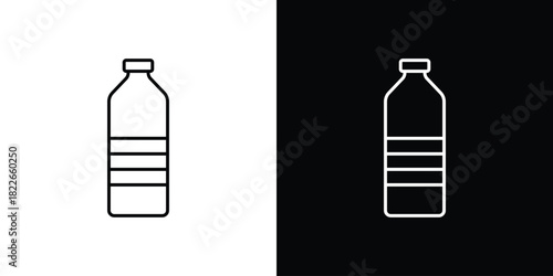 Bottle icons Vector Logo Template Illustration Design
