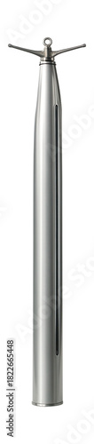 Shorter mizzen mast with a specific sail track.