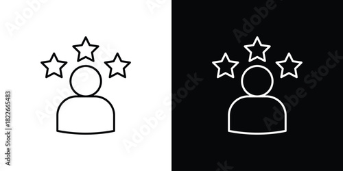 Customer satisfaction icons Vector Logo Template Illustration Design
