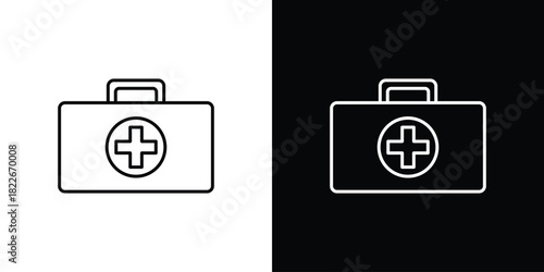 First aid kit icons Vector Logo Template Illustration Design