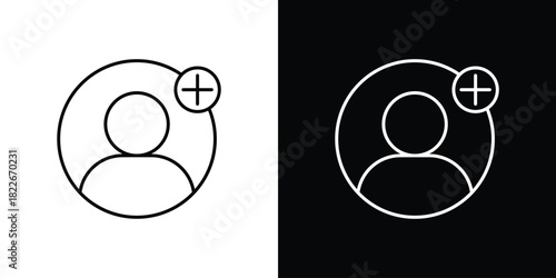 Follower icons Vector Logo Template Illustration Design