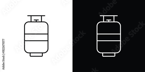 Gas cylinders icons Vector Logo Template Illustration Design