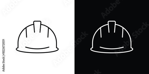 Hard hat icons Vector Logo Template Illustration Design