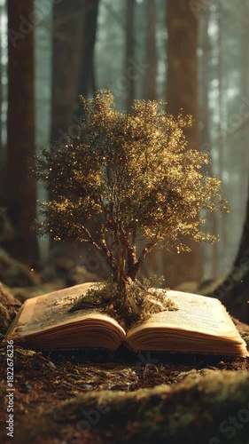 Tree Under a Celestial Beam