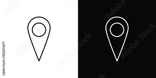 Location icons Vector Logo Template Illustration Design
