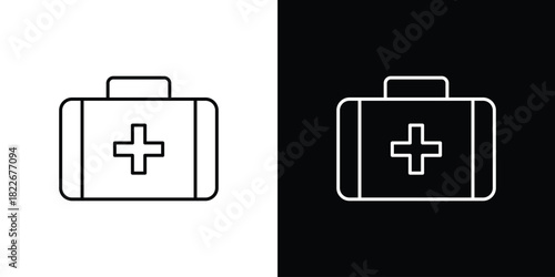 Medical kit icons Vector Logo Template Illustration Design