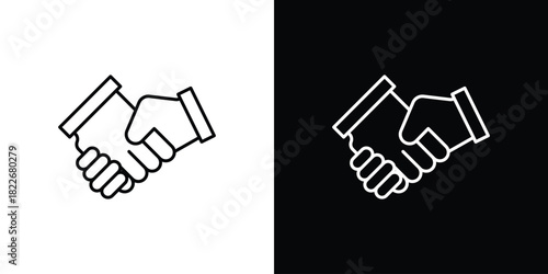 Partnership icons Vector Logo Template Illustration Design