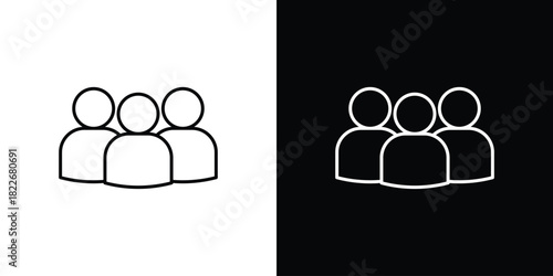 People group icons Vector Logo Template Illustration Design