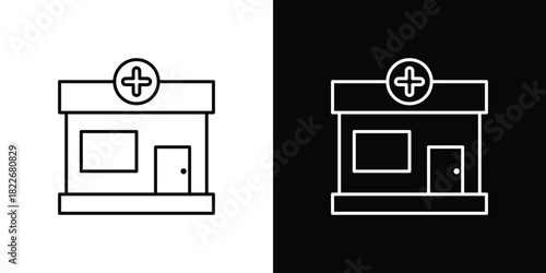 Pharmacy icons Vector Logo Template Illustration Design