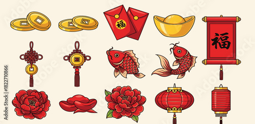 Lucky Charms and Symbols for Chinese New Year Celebrations