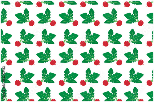 ラディッシュ　シームレス壁紙