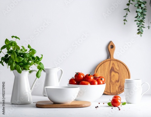 The Uncluttered Focus White Countertop.