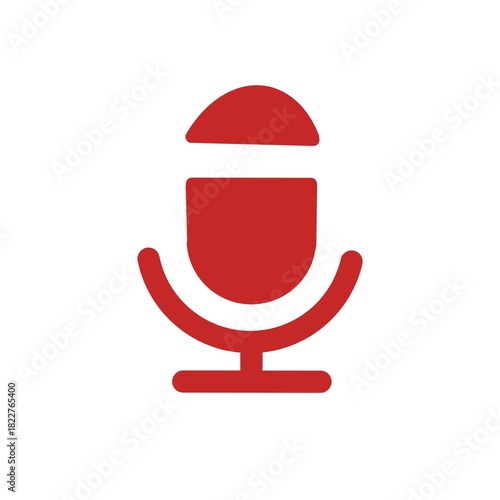 【Lifestyle Icons – Transport】Microphone Recording Icon / マイク録音アイコン