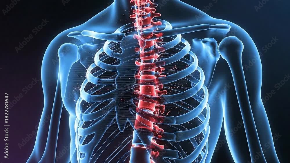 Detailed 3D Animation of the Human Thoracic Spine and Rib Cage ...