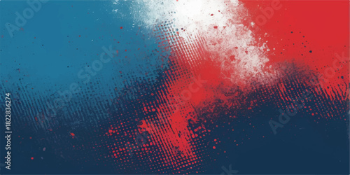 Abstract grunge black background with red fire texture splashes and star dust pattern