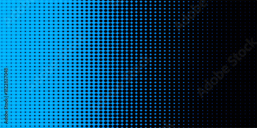 Blue abstract background with a seamless dark metallic carbon fiber grid pattern texture illustration