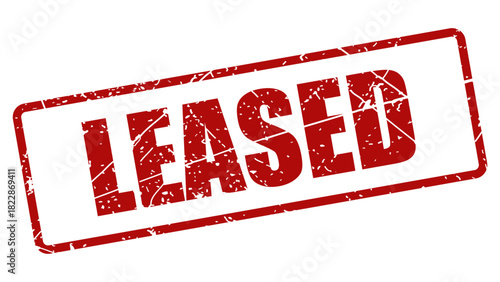 Leased stamp with grunge texture