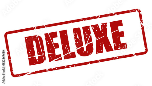 Deluxe stamp with grunge texture