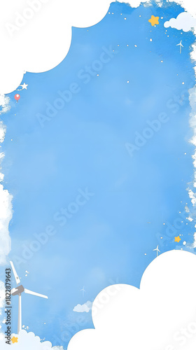 blue sky background