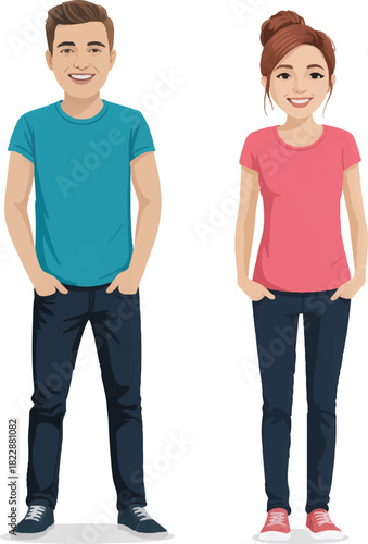 portrait of a young couple