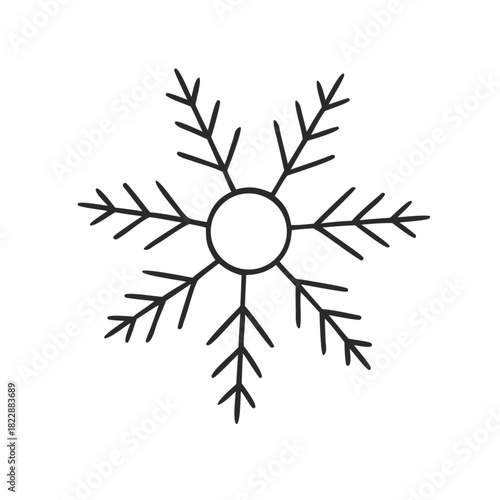 Christmas element with white background 
