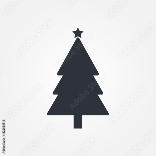 christmas tree icon symbol illustration vector eps10 logo template design pattern seamless bright minimal design flat design realistic style simple design modern design