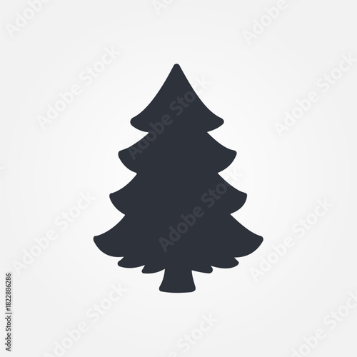 christmas tree icon symbol illustration vector eps10 logo template design pattern seamless bright minimal design flat design realistic style simple design modern design