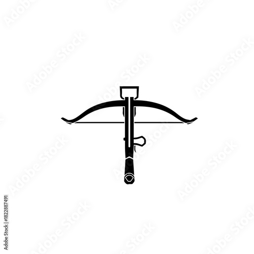 Crossbow hunting weapon icon