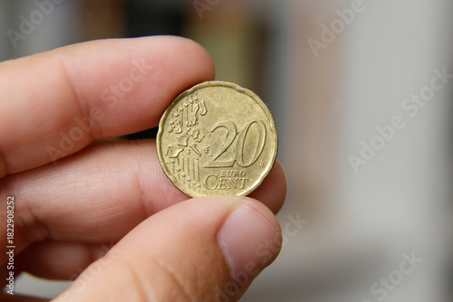 Greece Money - Greek Twenty Cent Coin