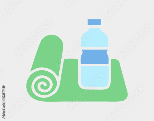 Health and Wellness icon illustration. healthy lifestyle icon